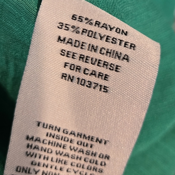 Nanette Lepore Pleated Babydoll Lillypad Green Womans Blouse Top M $58 NEW - Picture 5 of 5